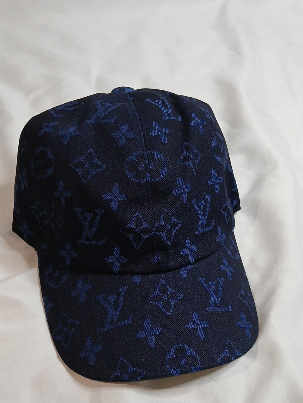 Louis Vuitton Men’s Dark Blue Monogram Baseball Cap